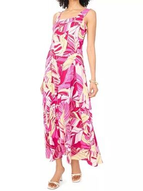 Vince Camuto Square Neck Maxi Dress